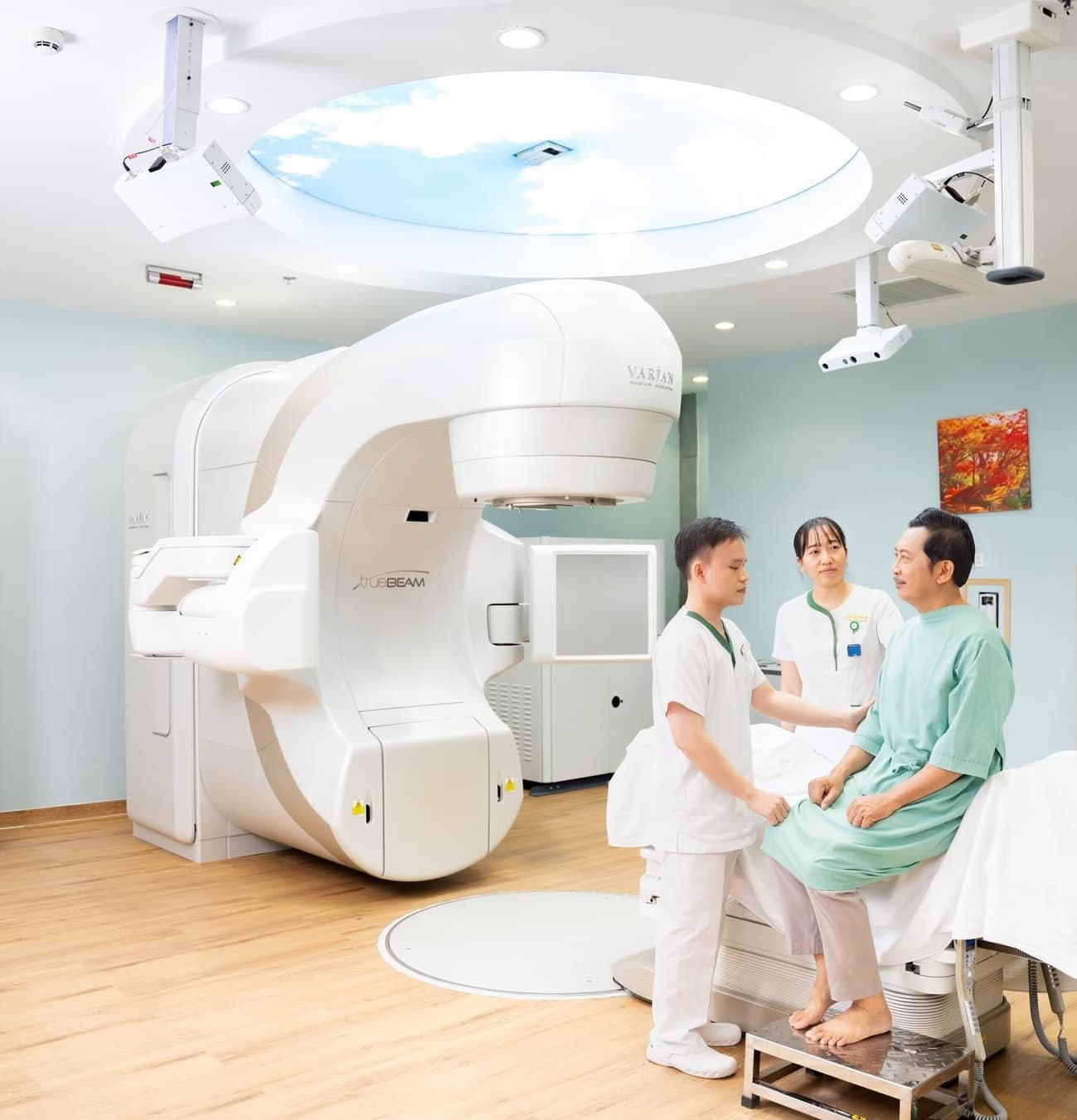 Modern diagnostic imaging suite used during a comprehensive health check-up