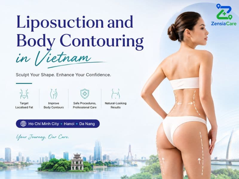 Professional liposuction and body contouring in Vietnam, with treatment options in Ho Chi Minh City, Hanoi and Da Nang for international patients.