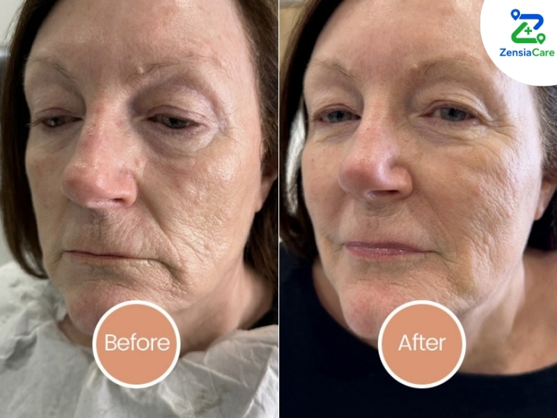 Mesotherapy facial skin treatment